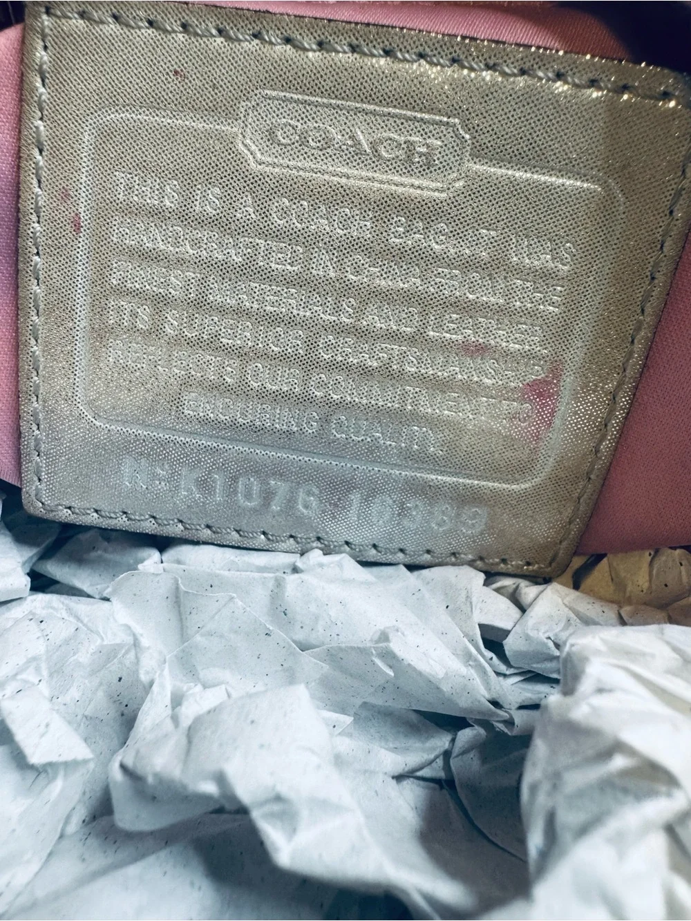 Coach poppy metallic